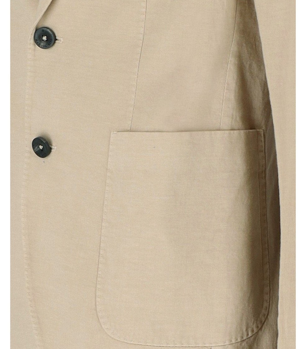 Manuel Ritz Beige Single Breasted Jacket In Neutral