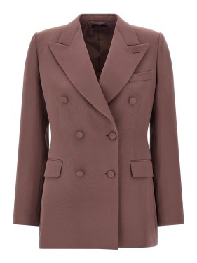 Brioni Flavia' Blazer in Red | THE LIST