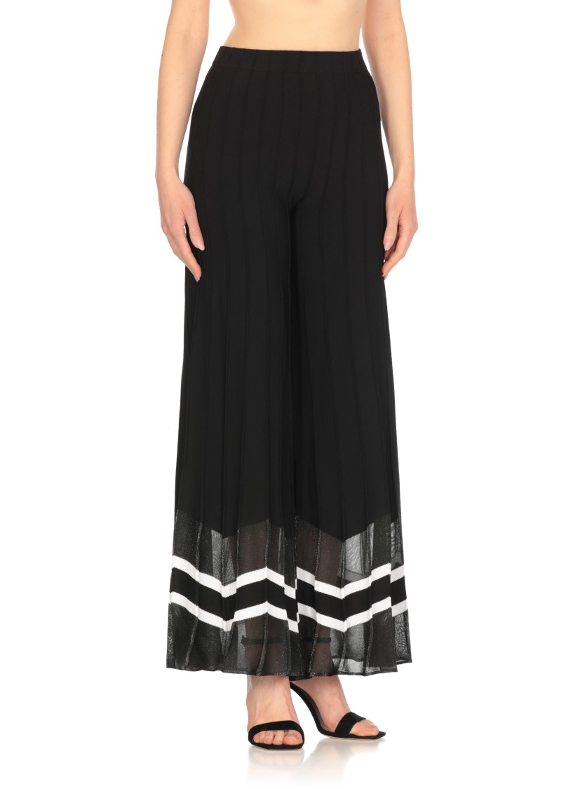 Shop D Exterior D. Exterior Black Viscose Pants