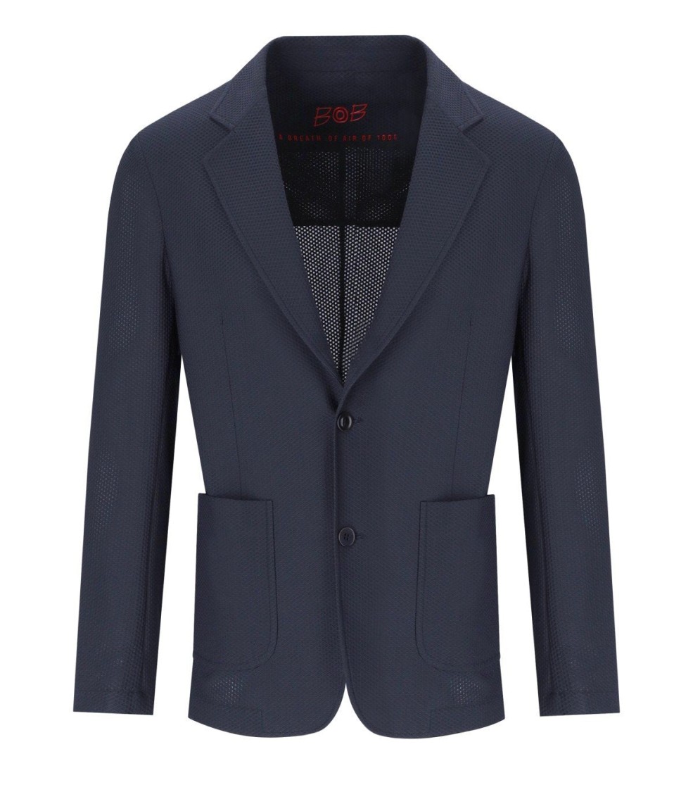 Bob Golden Blue Single-breasted Jacket