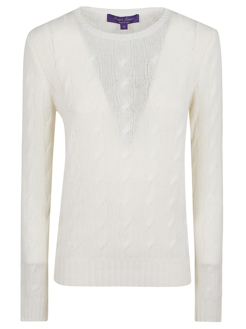 Polo Ralph Lauren Ls Cn-long Sleeve-sweater In White