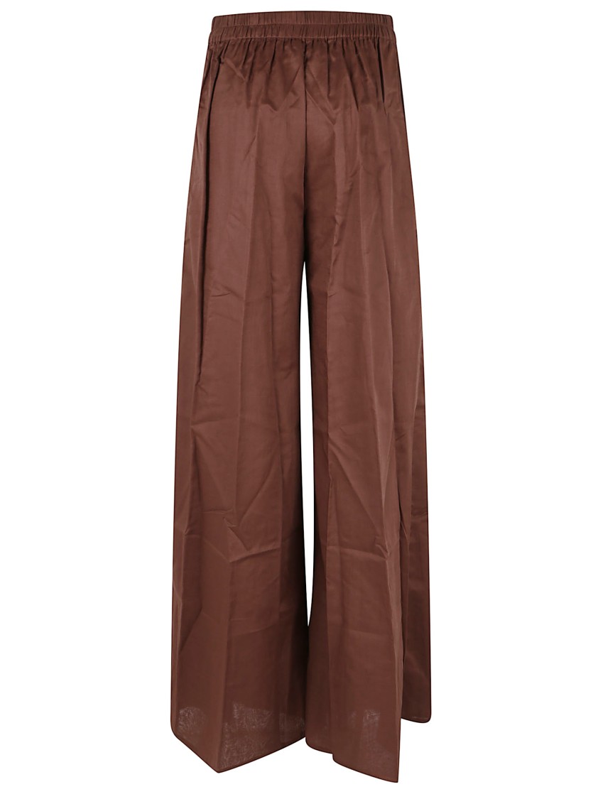 The Andamane Lightweight Wide Leg Pant In Brown