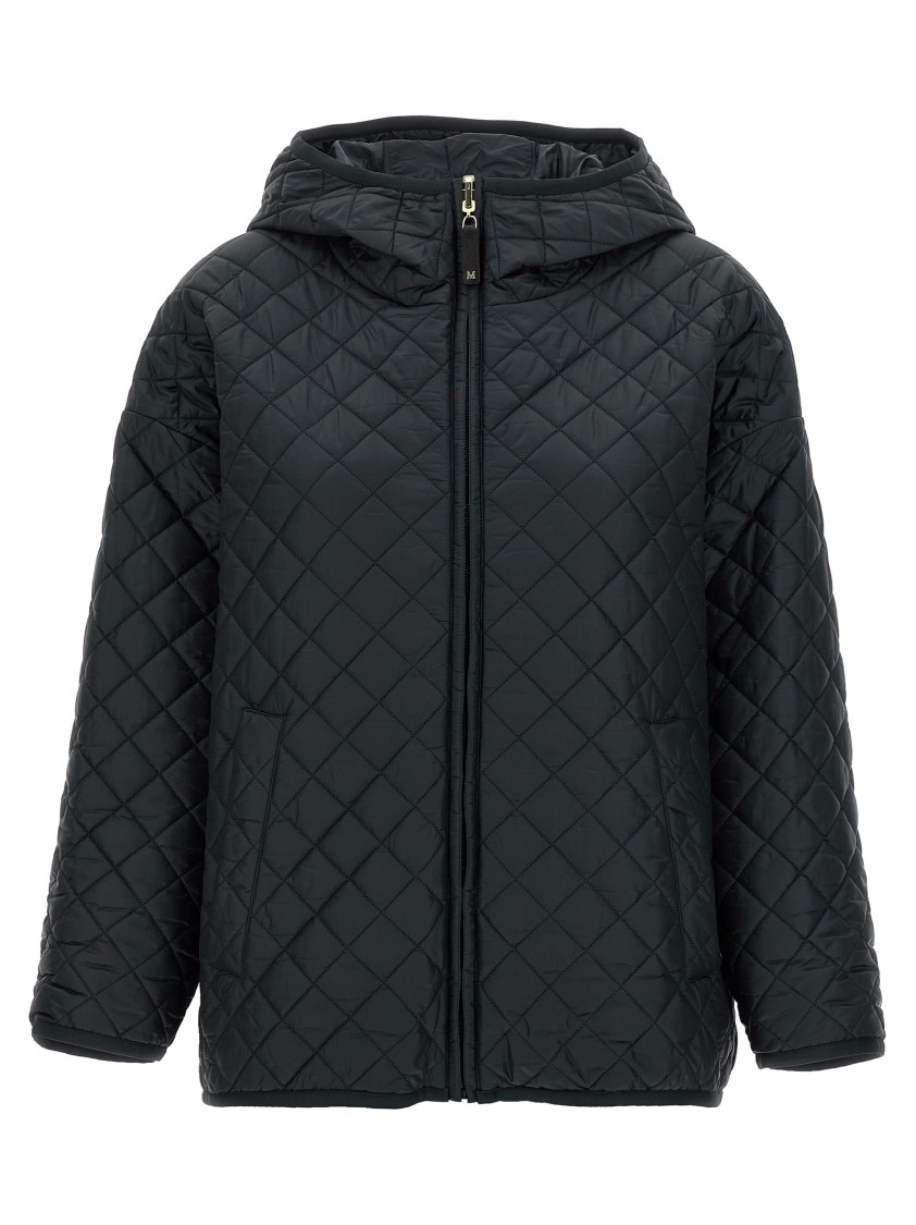 Max Mara 'leo' Reversible Jacket In Black