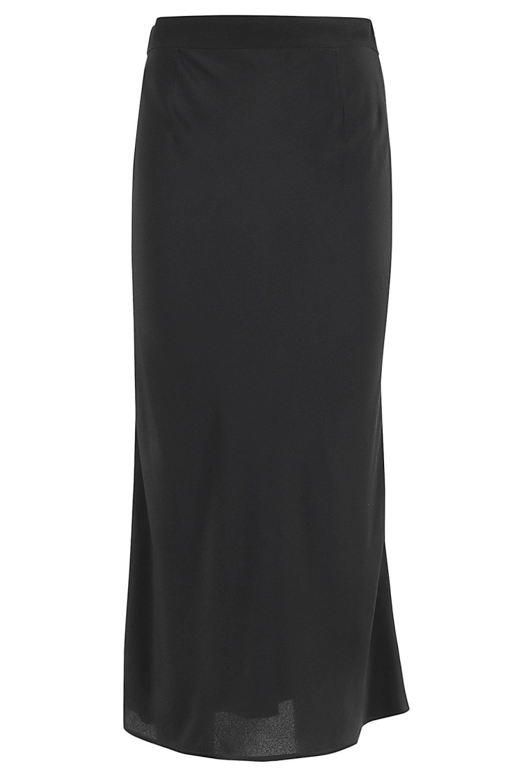 Shop Federica Tosi High-waisted Flared Skirt In Black
