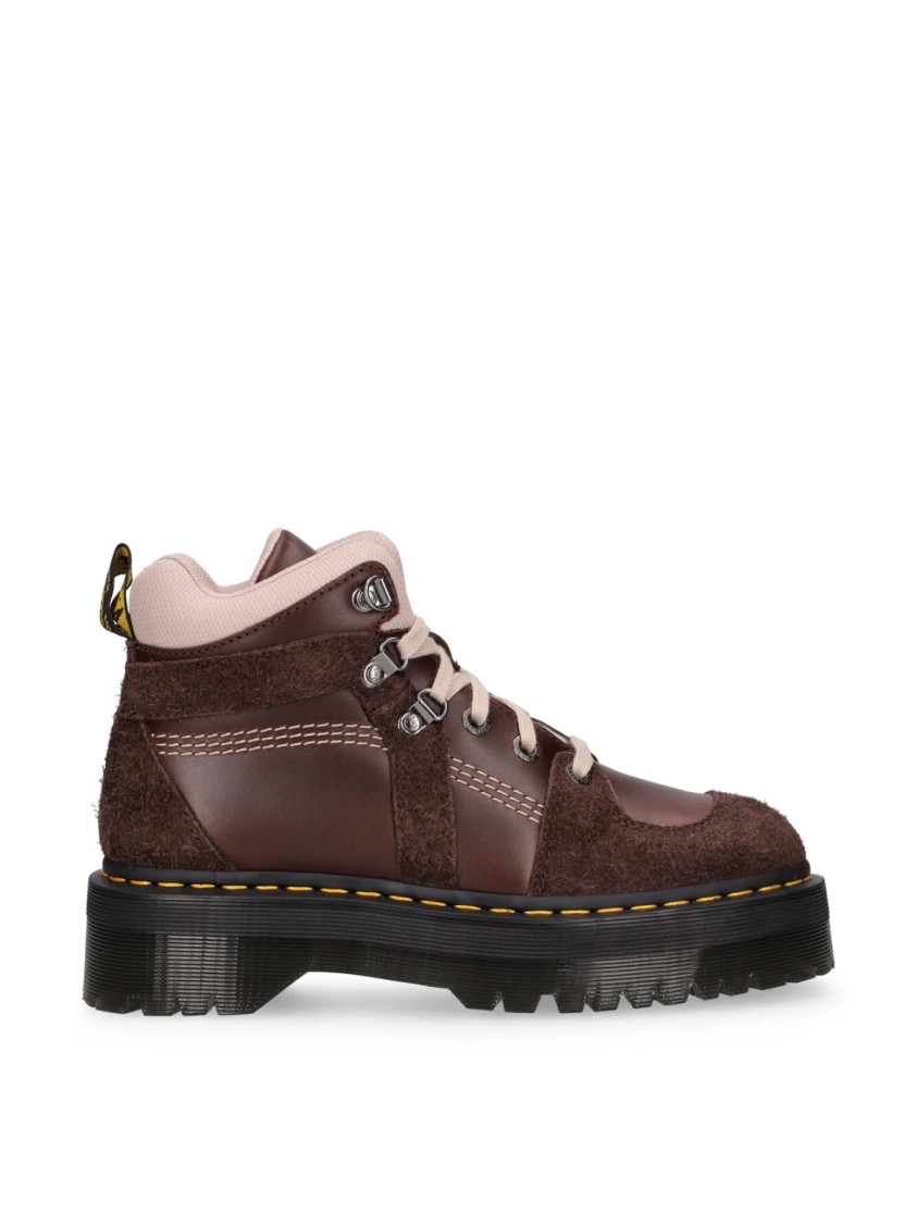 Dr. Martens' Dr. Martens Zuma Wooly Bully Hiker Boots In Black