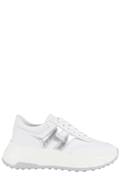 スニーカー Hogan Hi-Fi H669 Laced Sneakers Hogan Hi-Fi H669 Laced Sneakers in White | THE LIST