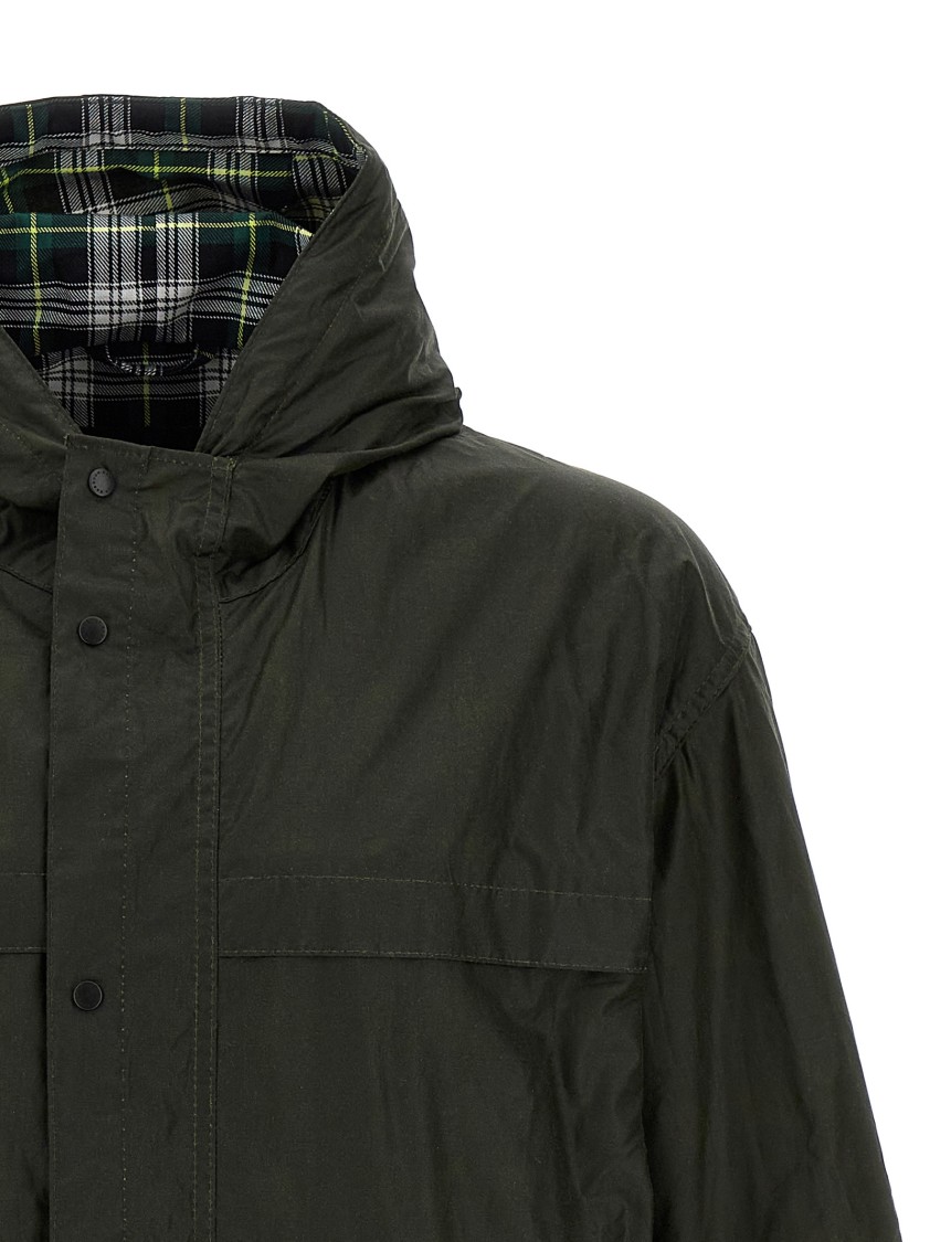 Barbour Modified Durham Short Casual Jackets And Parka In Green