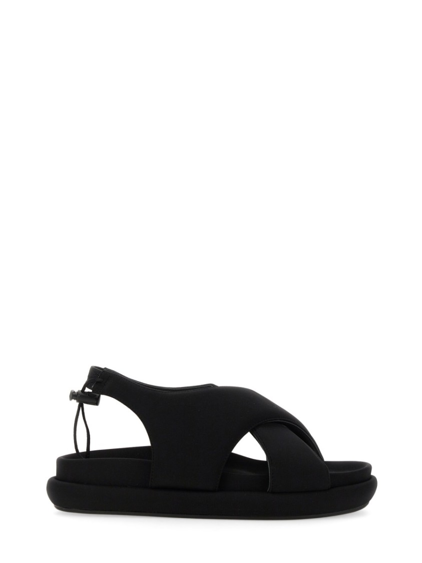 Gia Borghini Chunky Sandal With Drawstring Closure