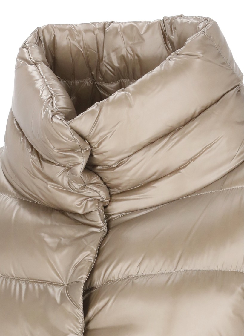 Herno Quilted Down Jacket In Neutral
