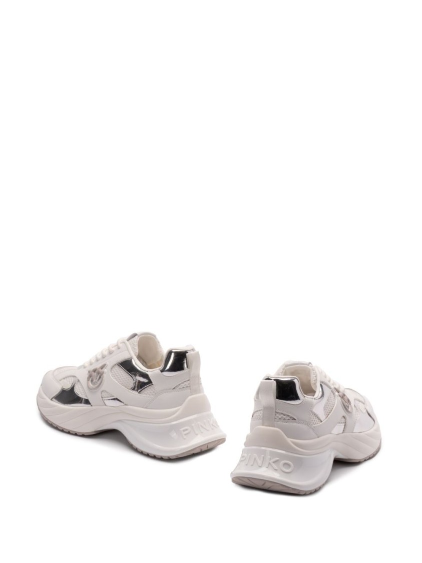 Pinko Ariel Low-top Running Sneakers In White