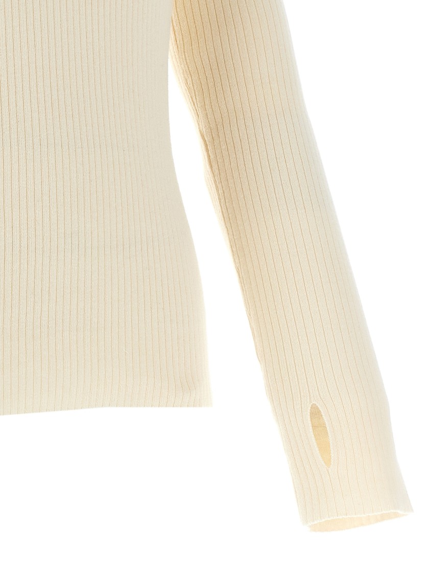 Courrèges Courreges 'multi Buttons' Sweater In Neutral