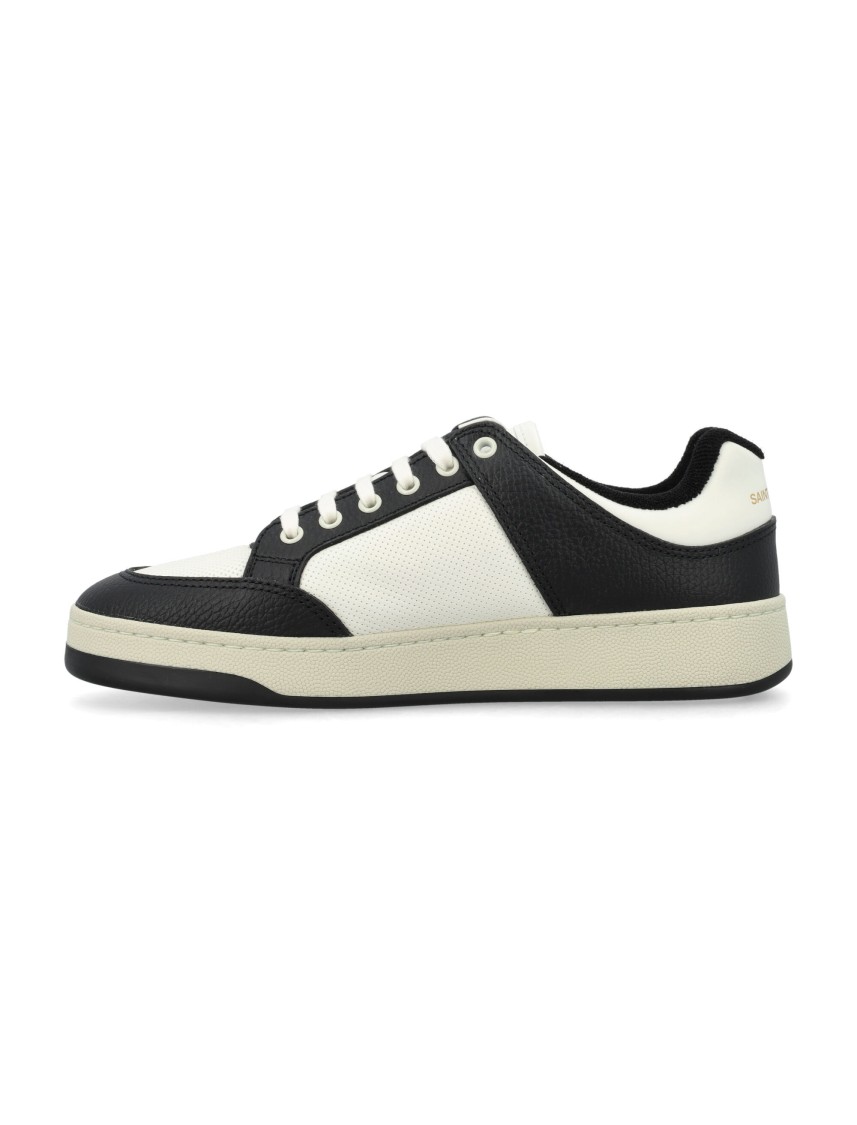 Shop Saint Laurent Sl/61 Low Top Sneakers In Black