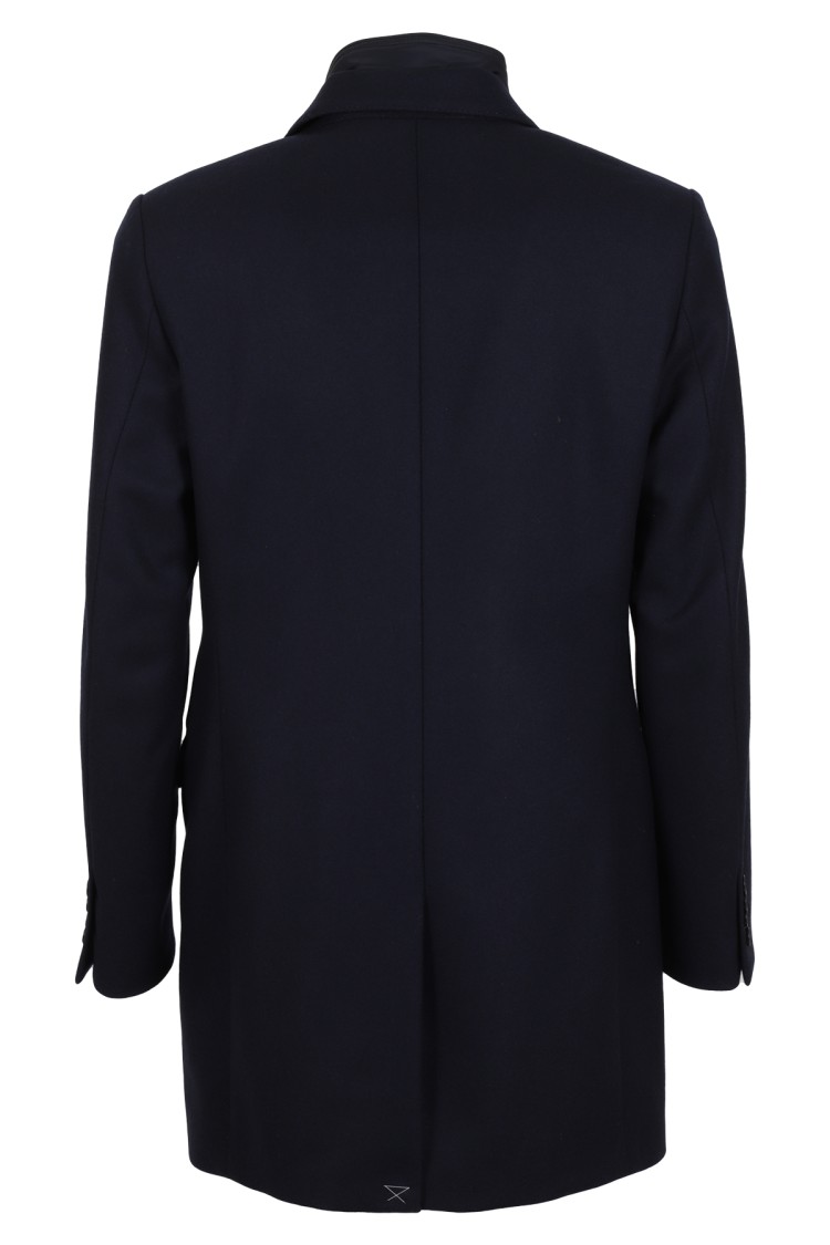 Fay Benjamin Db Coat Lana Cashmere In Blue