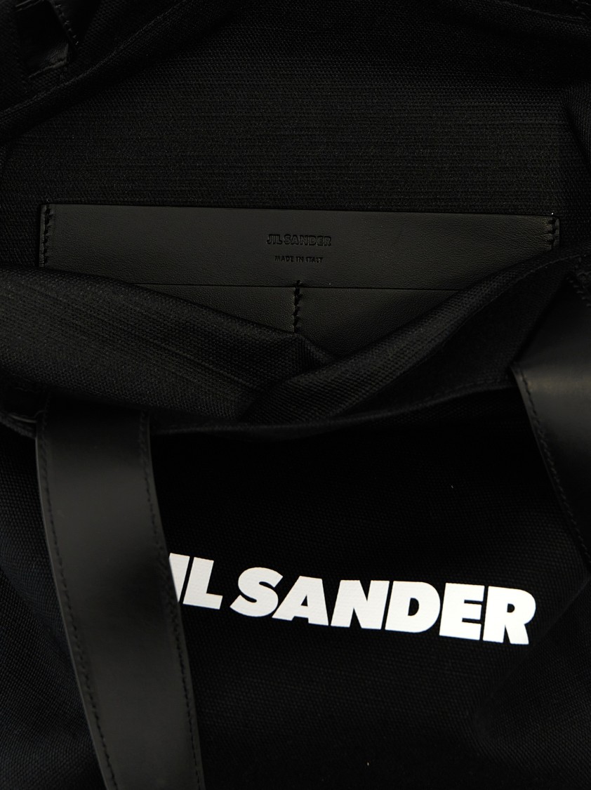 Jil Sander 'book Tote Md' Shopping Bag In Black