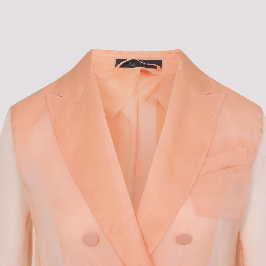 Max Mara Double-breasted Silk Jacket