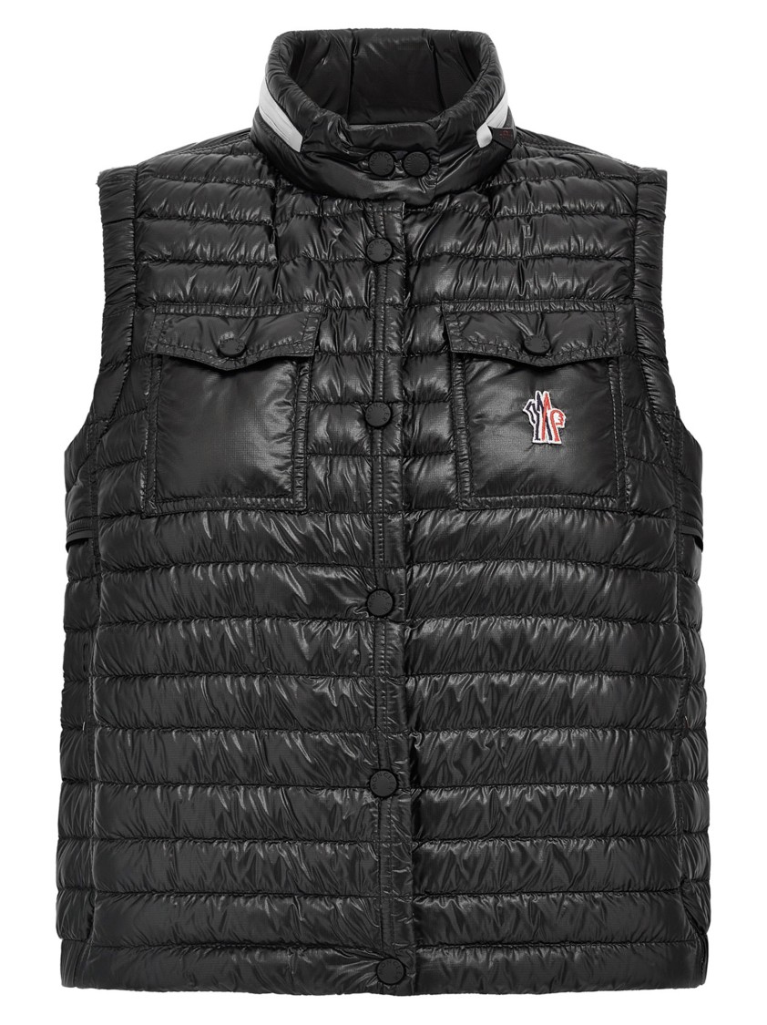 Moncler Grenoble 'gumiane' Vest In Black