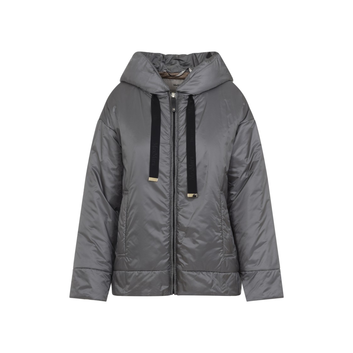 Max Mara Grey Daria Down Jacket In Multi