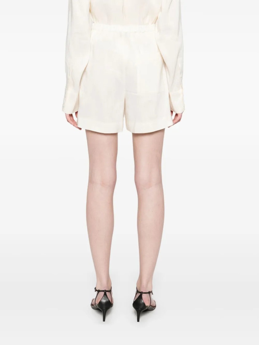 LOULOU STUDIO LOULOU STUDIO LIGHT BEIGE ADONIA SHORTS
