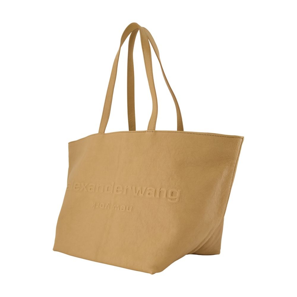 Alexander Wang Punch Shopper Bag - Leather - Beige In Neutral