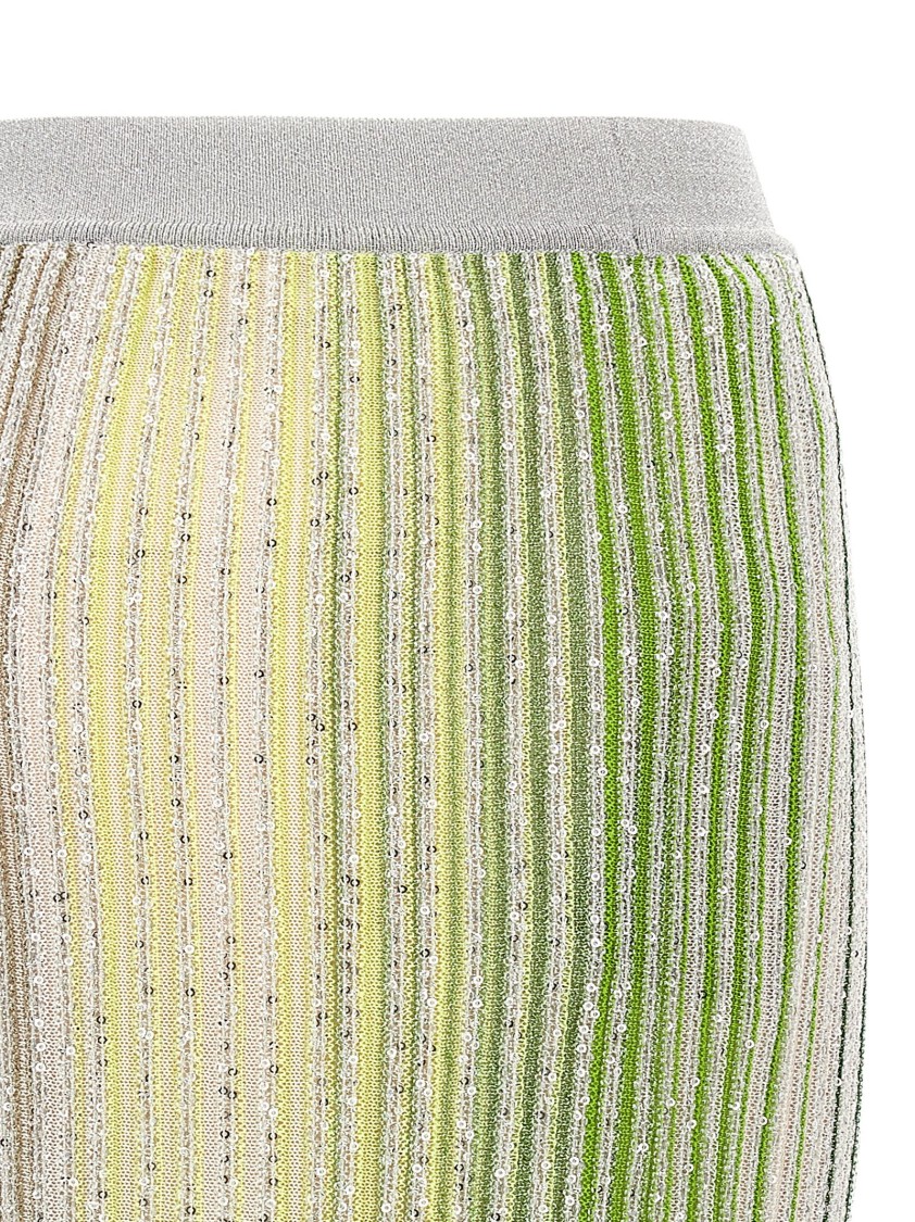 Missoni Palazzo Pants With Sequin And Lamé Accents In Multi