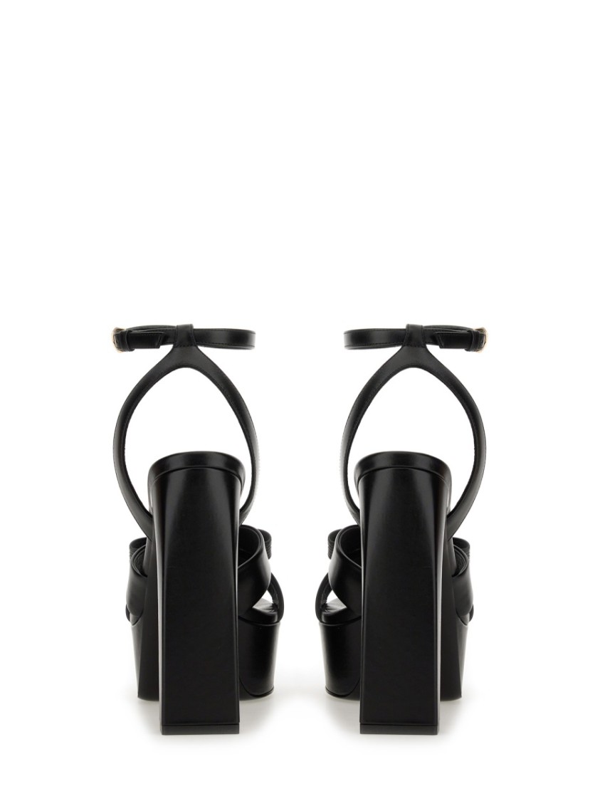 Shop Versace "gianni Ribbon" Sandals