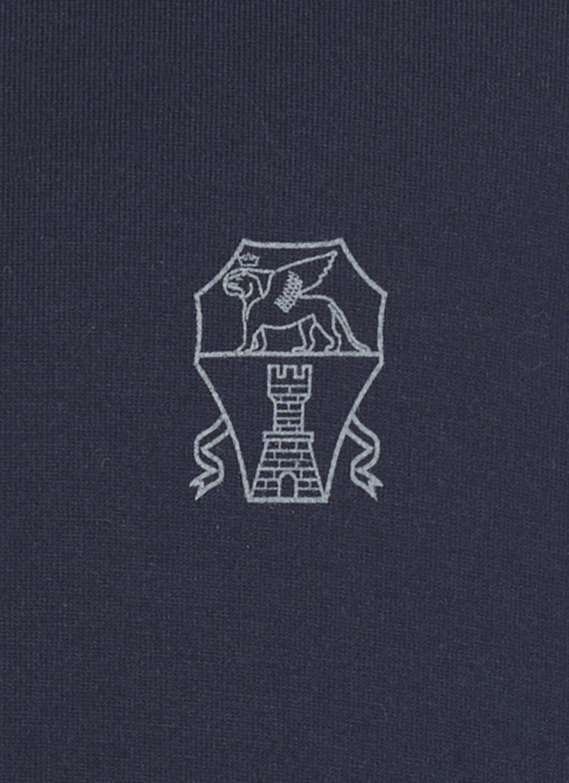 Brunello Cucinelli Signature Logo Cotton T-shirt In Black