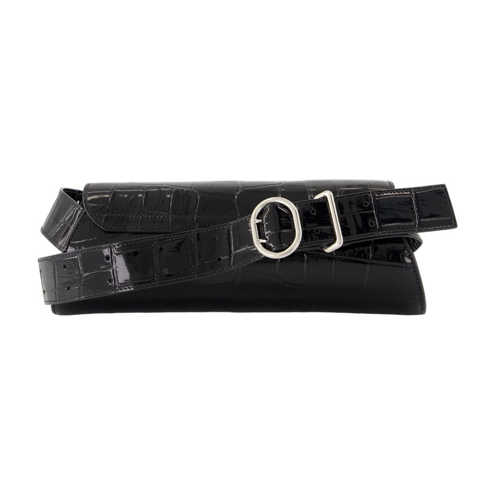 Jil Sander Cannolo Small Purse In Black