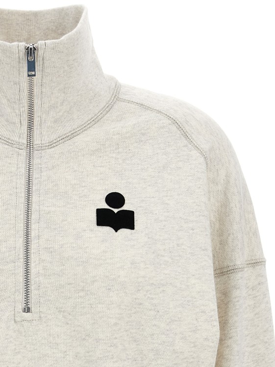 Isabel Marant Étoile 'Ross' Sweatshirt in White | THE LIST