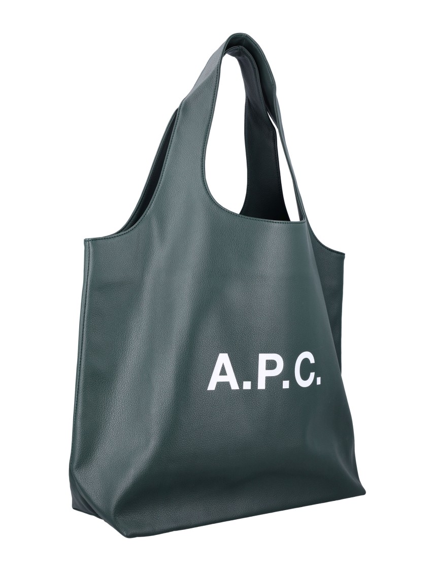 Apc A.p.c. Ninon Tote Bag In Green