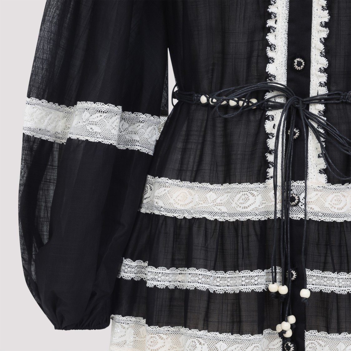 Zimmermann Rhiannon Billow Maxi Dress In Black