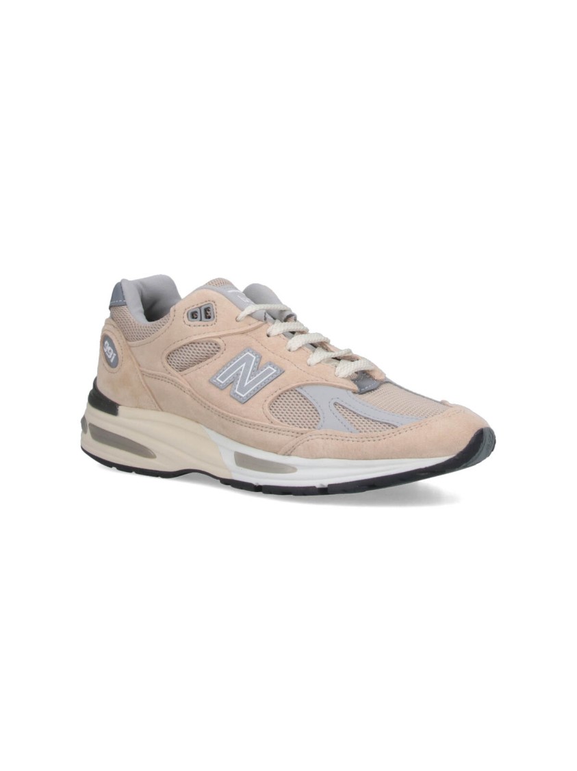 New Balance 991 V2 Suede And Mesh Low-top Sneakers