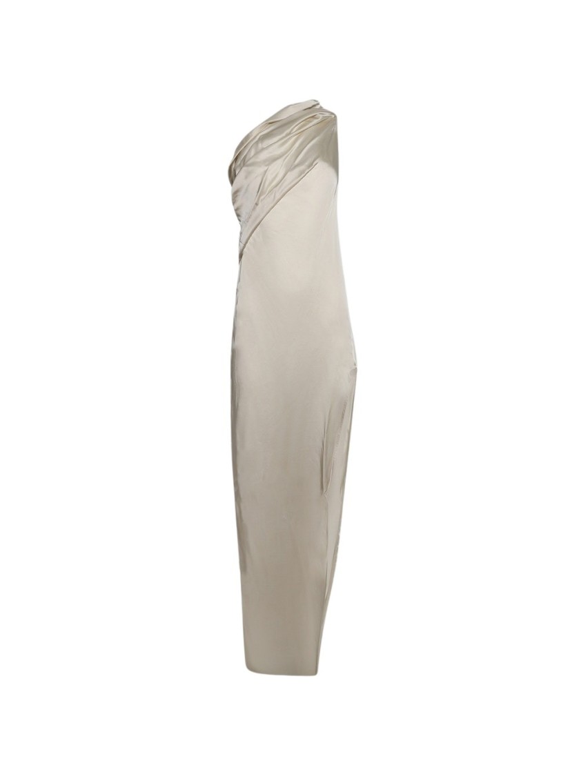 Rick Owens Athena Arrowhead Dress Dinge In Neutrals