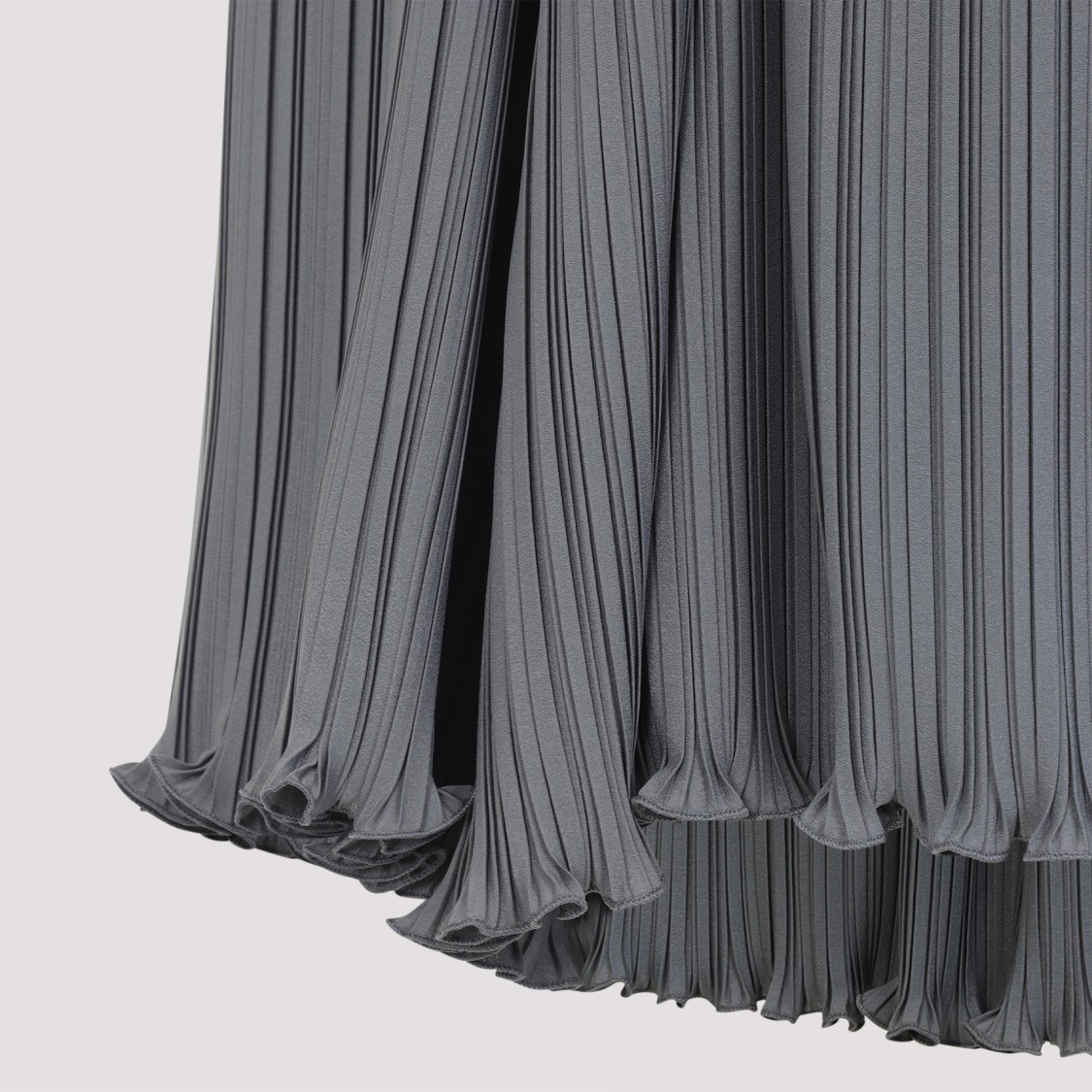 Lanvin Flowing Blouse With Intricate Pleating And Tie Closure