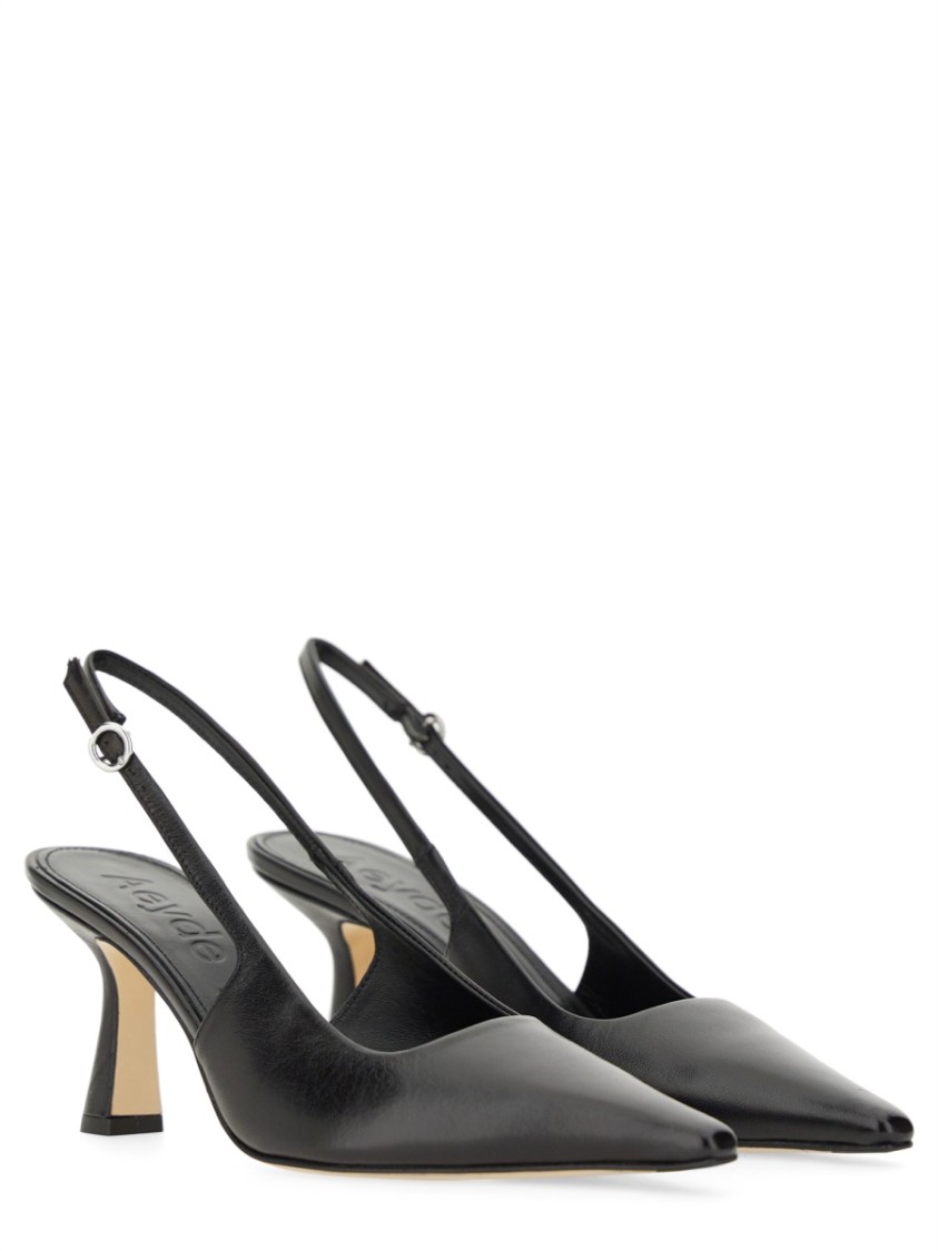 Shop Aeyde Aeydē "fernanda" Pump Slingback In Black