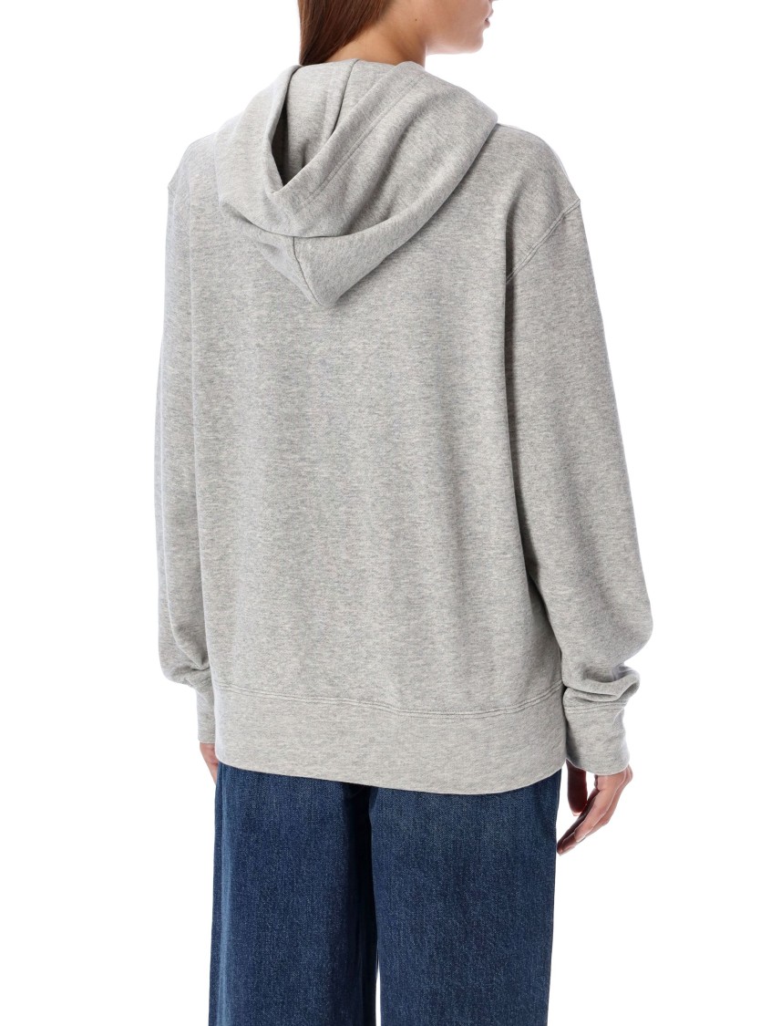 Comme Des Garçons Logo Zipped Cotton Hoodie