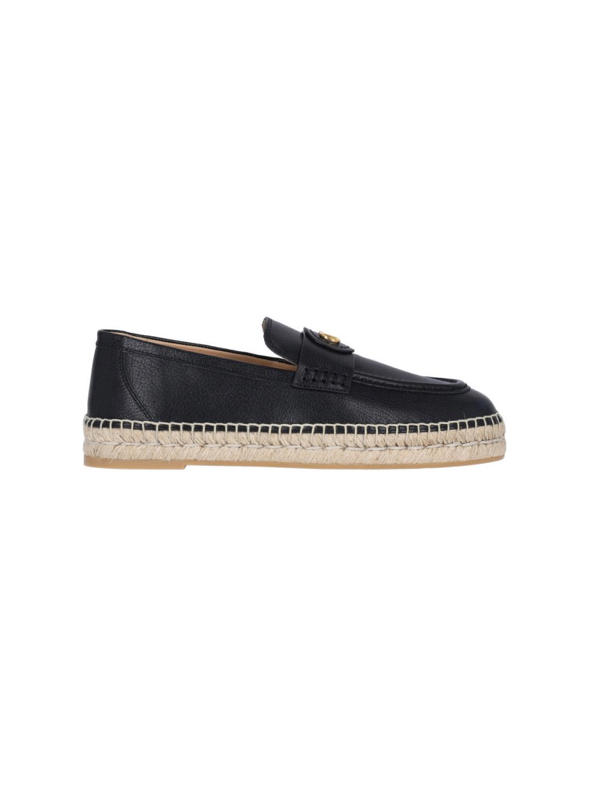 Valentino Garavani "vlogo Signature" Loafers – Black