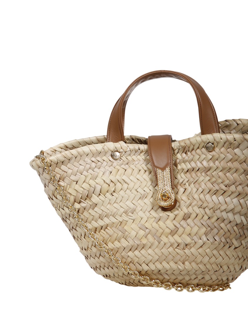 Amato Daniele Queen Basket Mini Bag In Neutrals