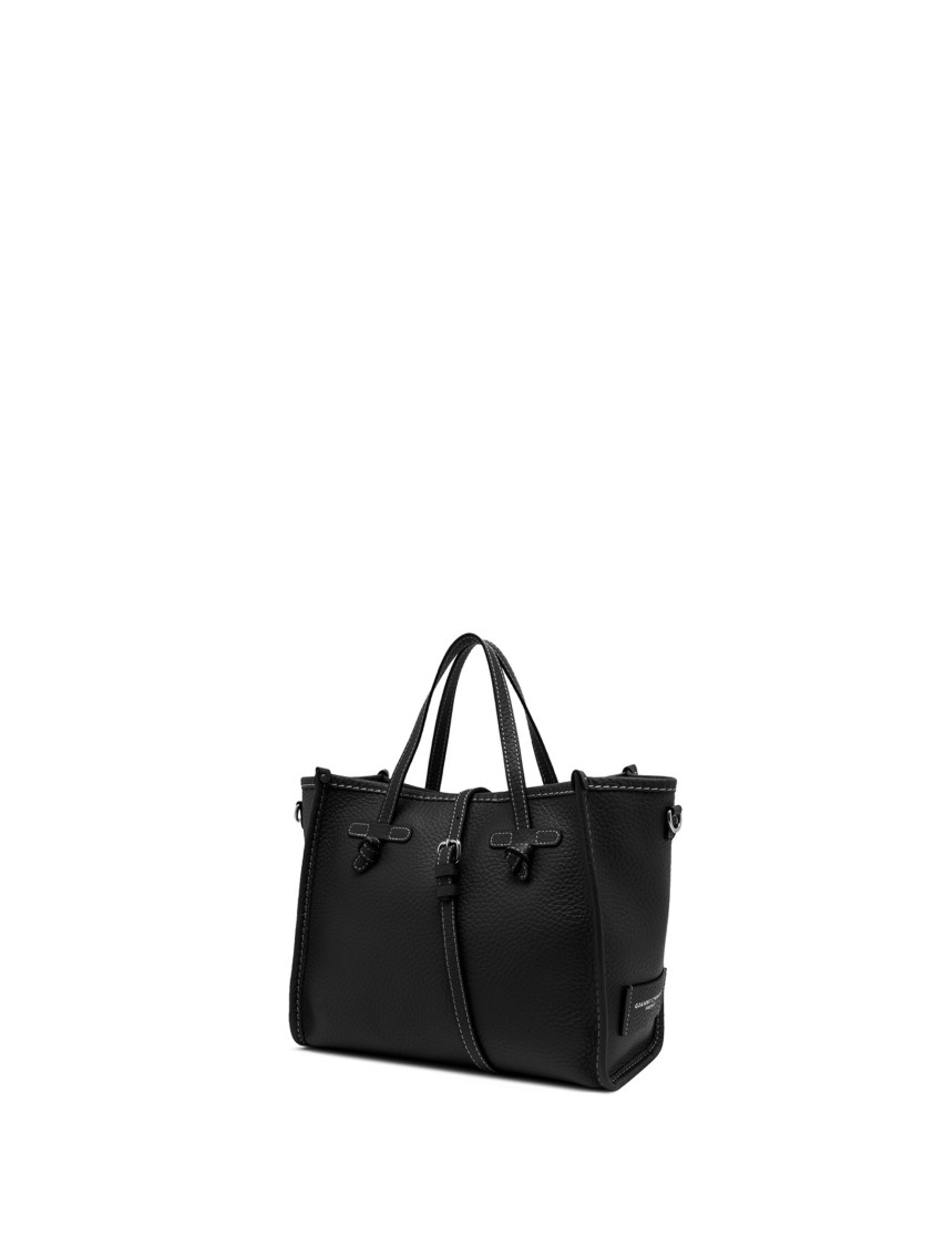G.chiarini Marcella Marcella 32 Shopping Bag In Black Double Bubble Leather