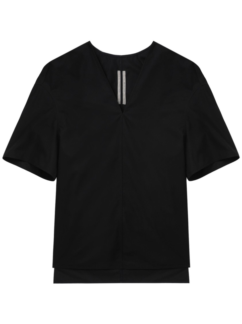 Rick Owens Relaxed Fit Short Sleeve T-shirt In Black