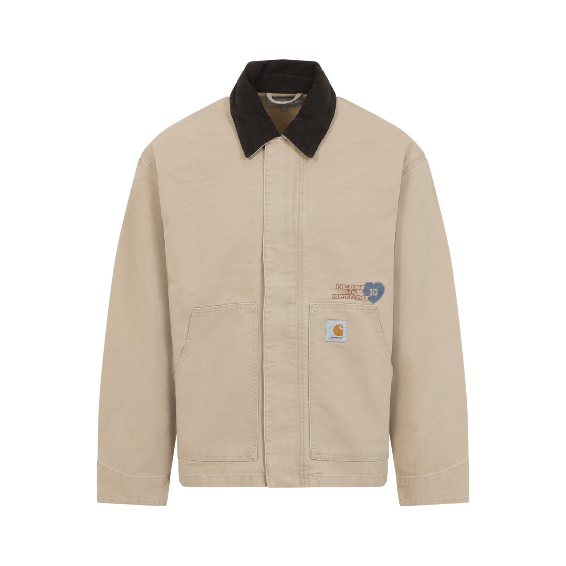 Carhartt Wip Dayton Trucker Dusty Brown Jacket In Neutral
