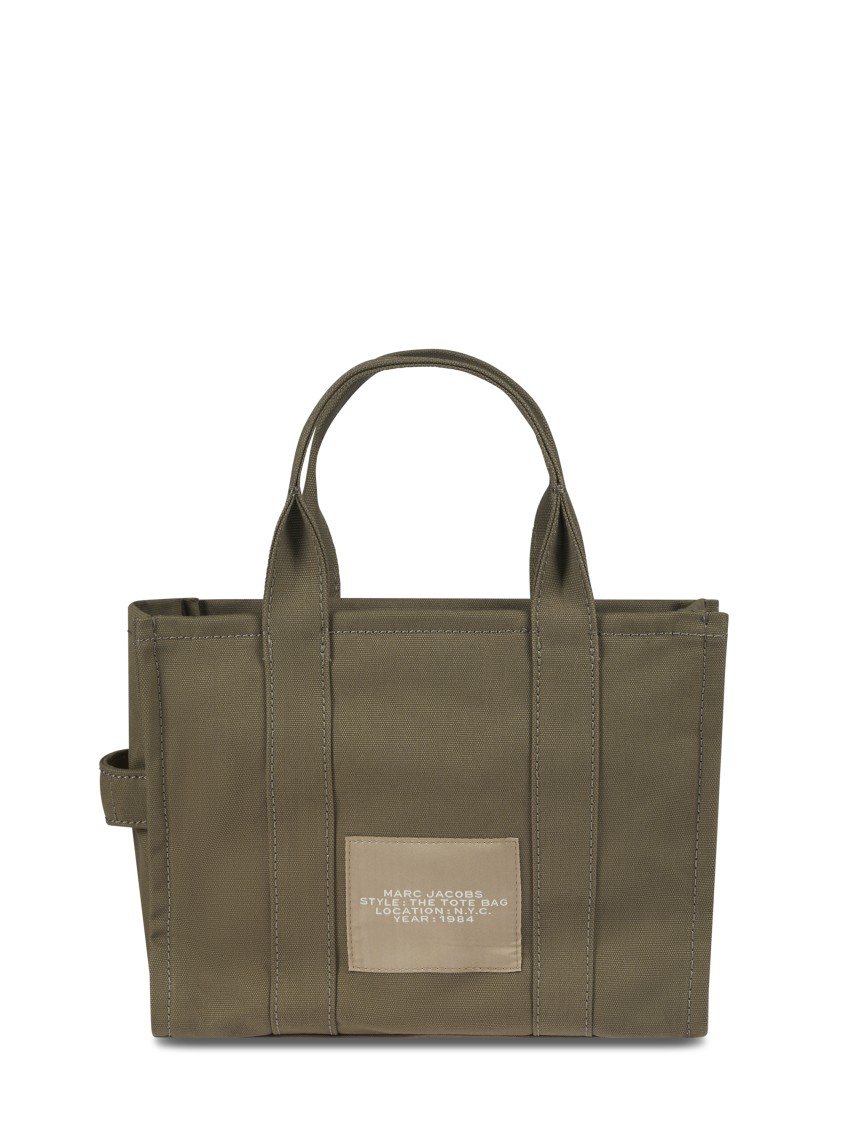 Marc Jacobs Medium Structured Tote With Dual Handles In Gray