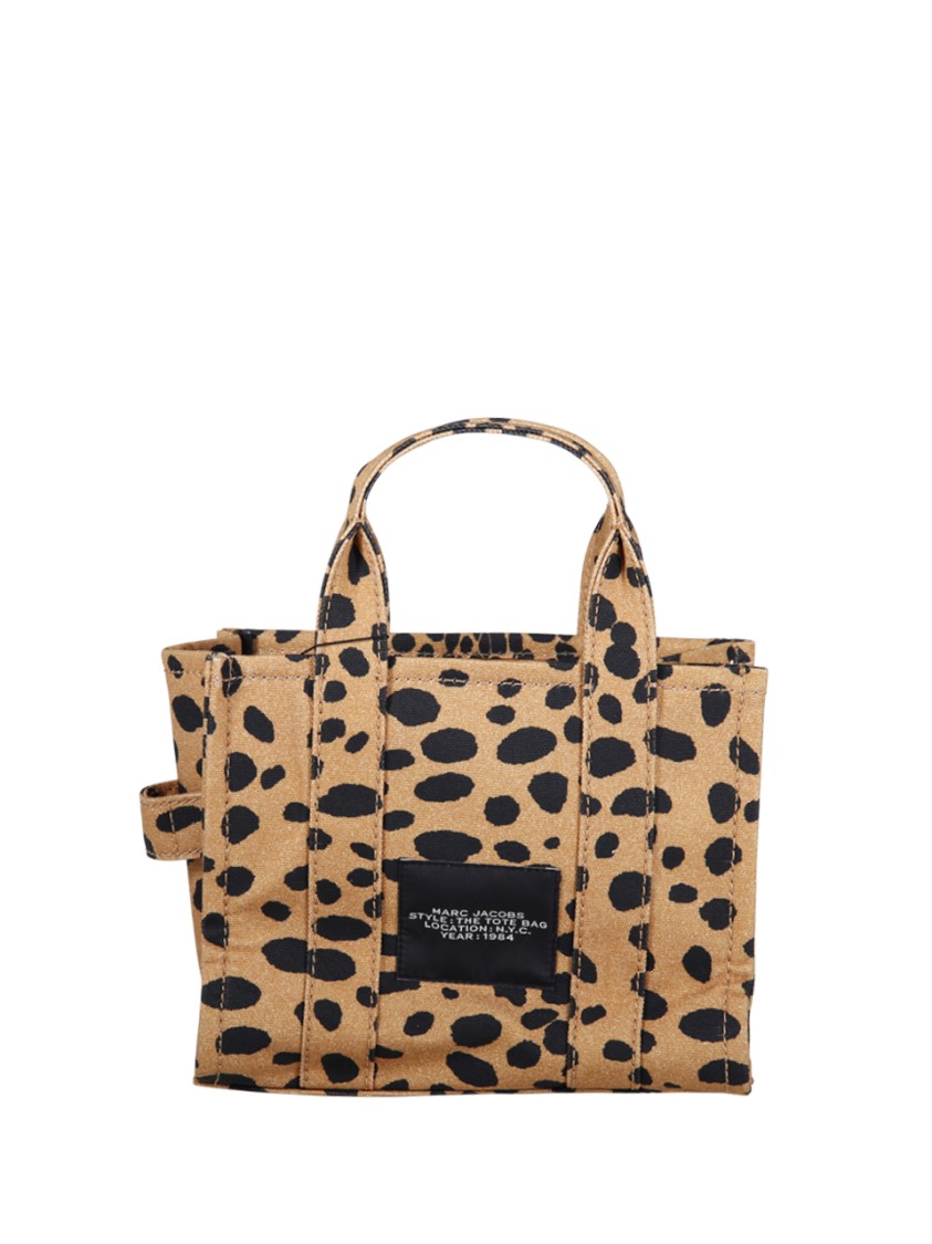 Marc Jacobs The Cheetah Medium Tote Bag Canvas In Brown
