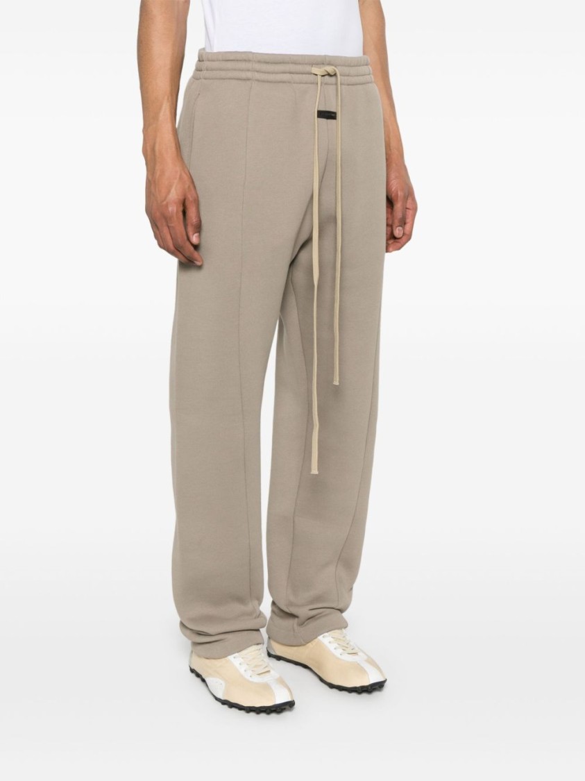 Shop Fear Of God Light Brown Cotton Drawstring Sweatpants
