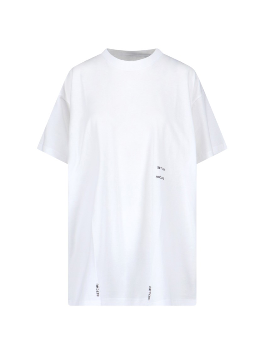 SETCHU SETCHU LOGO T-SHIRT – WHITE 