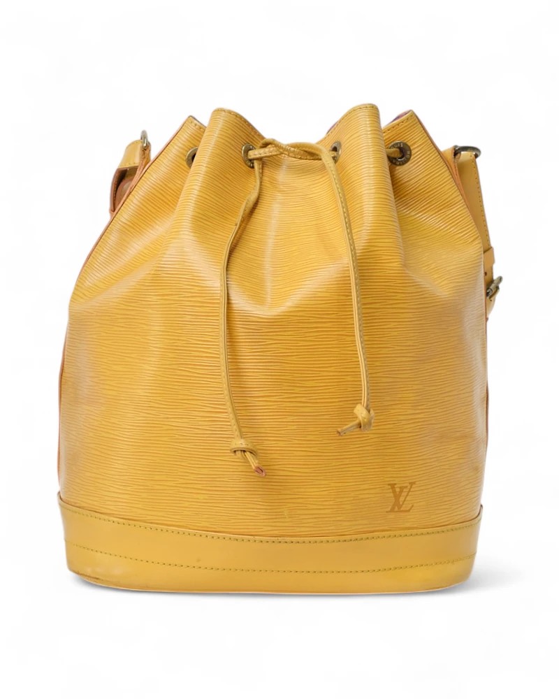 Louis Vuitton Noah Gm Bucket Bag Epi Yellow