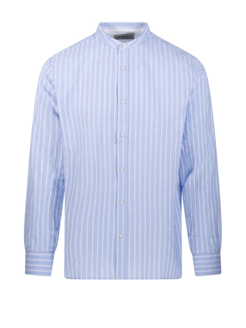Shop Officine Generale Gaston Shirt In Blue