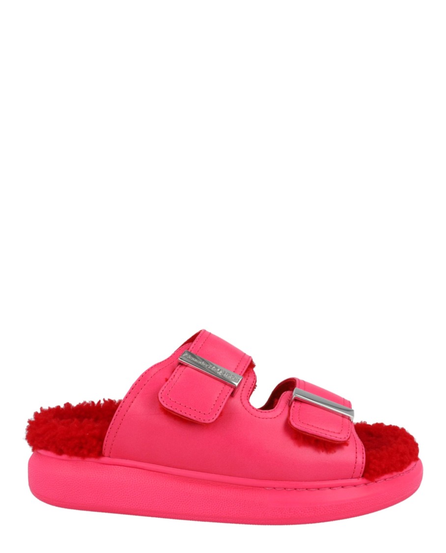 Alexander Mcqueen Oversized Hybrid Slides