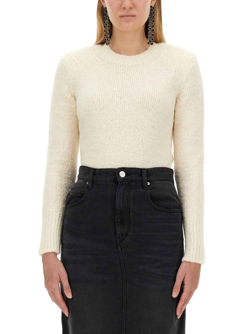 Isabel Marant Kalo Sweater In Neutral