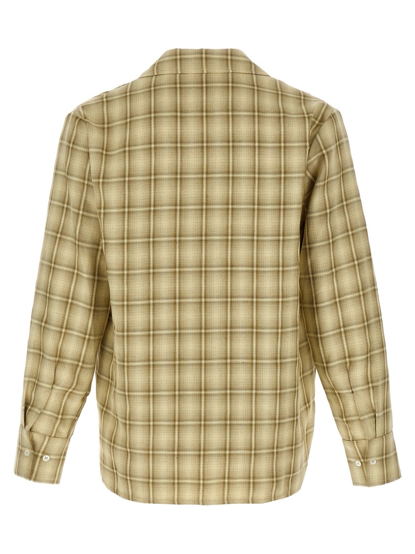Séfr Sefr Checked Shirt In Yellow