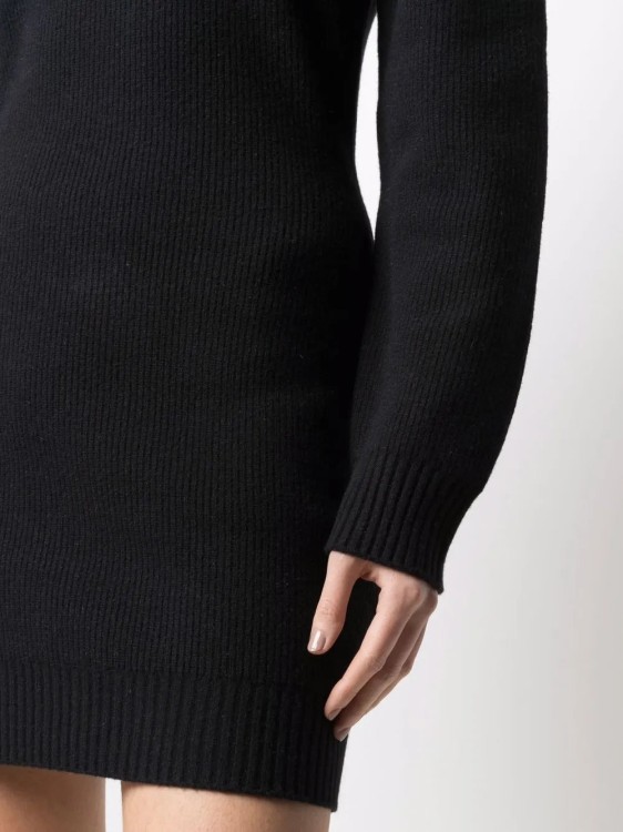 オールインワン・サロペット Dsquared2 Ribbed-Knit Short Dress Dsquared2 Ribbed-Knit Short Dress Mini in Black | THE LIST